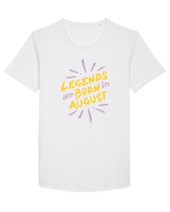 Legends Are Born In August White
