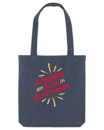 Legends Are Born In September Midnight Blue