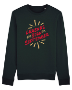 Legends Are Born In September Bluză mânecă lungă Unisex Rise
