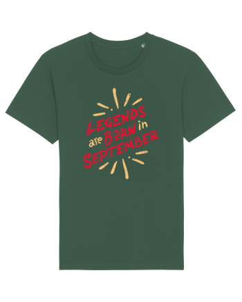 Legends Are Born In September Bottle Green