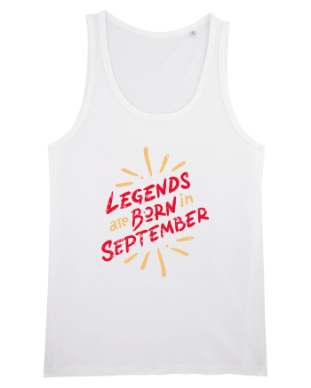 Legends Are Born In September White