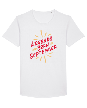 Legends Are Born In September White