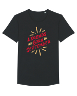 Legends Are Born In September Tricou mânecă scurtă guler larg Bărbat Skater