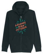 Legends Are Born In October Hanorac cu fermoar Unisex Connector