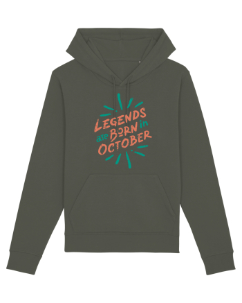 Legends Are Born In October Khaki