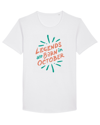 Legends Are Born In October White