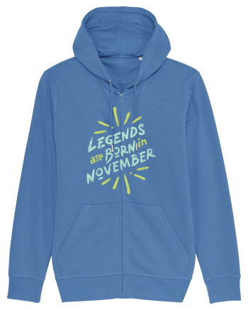 Legends Are Born In November Bright Blue