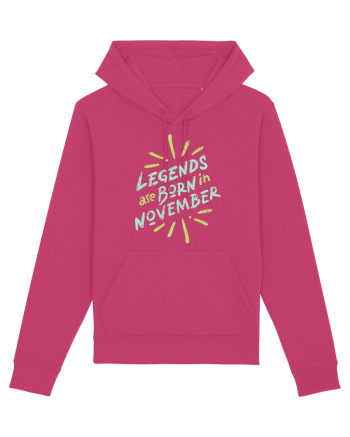Legends Are Born In November Raspberry