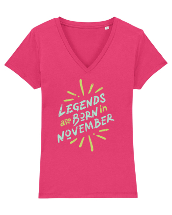 Legends Are Born In November Raspberry
