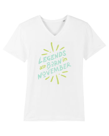 Legends Are Born In November White