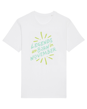 Legends Are Born In November White
