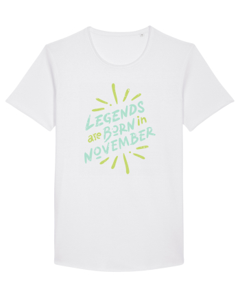 Legends Are Born In November White