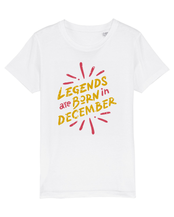 Legends Are Born In December White