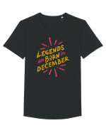 Legends Are Born In December Tricou mânecă scurtă guler larg Bărbat Skater