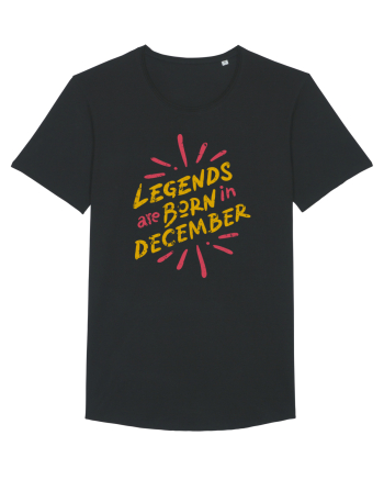 Legends Are Born In December Black
