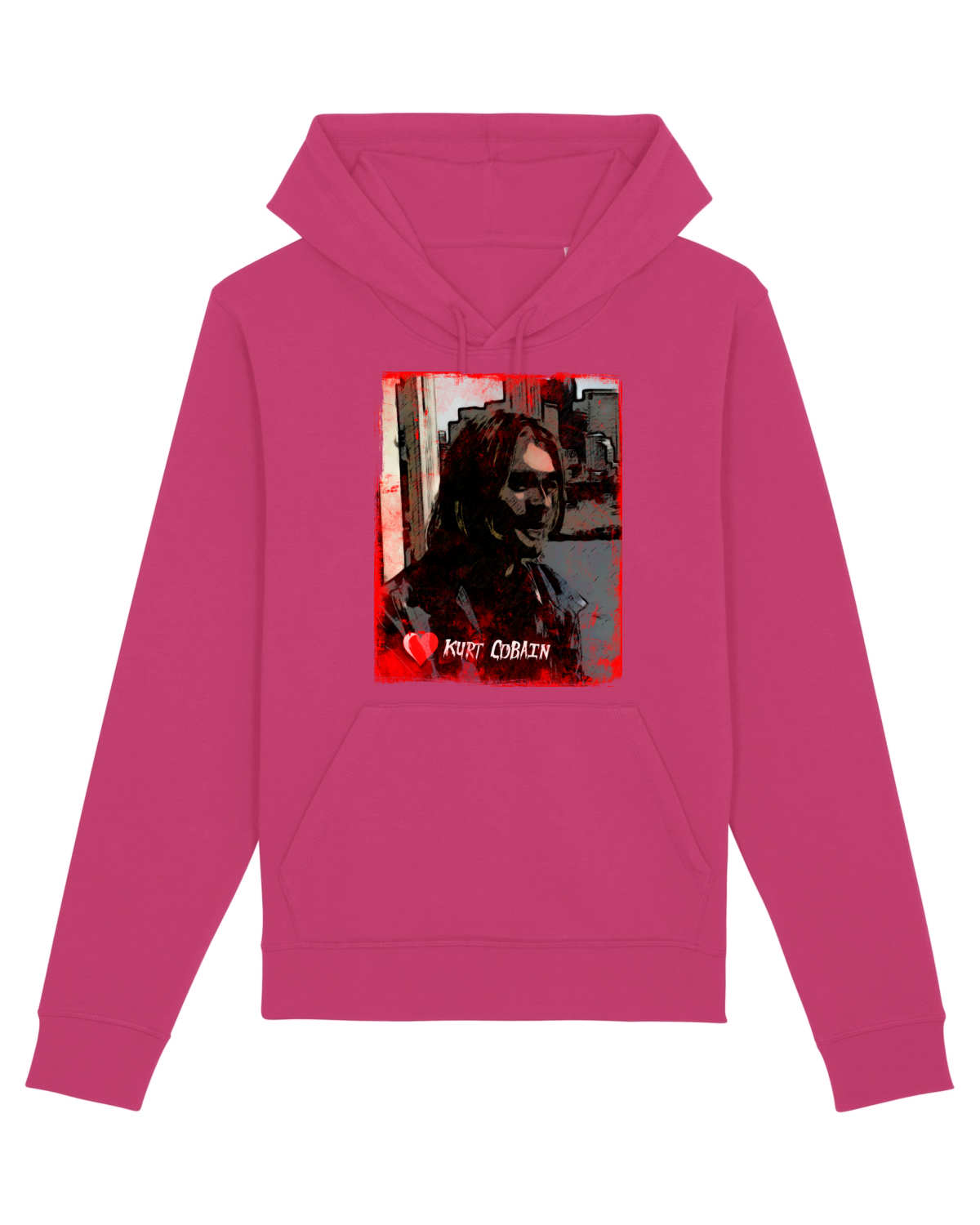 Hanorac Unisex Drummer Raspberry