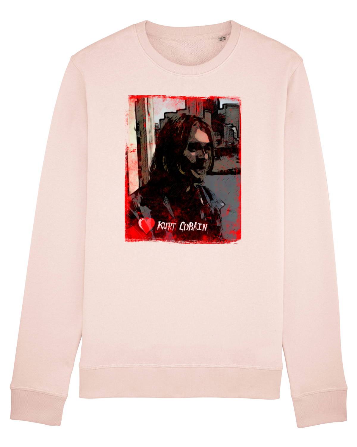 Bluză mânecă lungă Unisex Rise Candy Pink