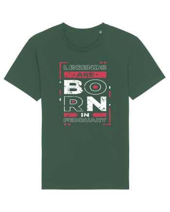 Legends Are Born In February Bottle Green