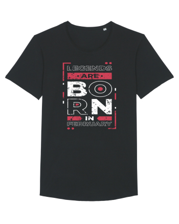 Legends Are Born In February Black