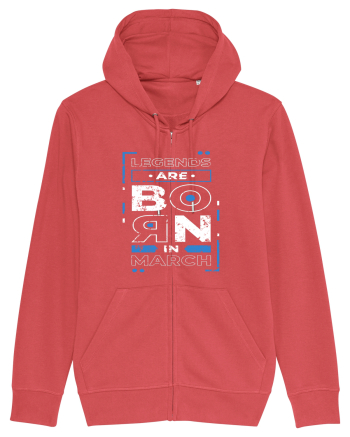 Legends Are Born In March Carmine Red