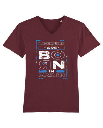 Legends Are Born In March Burgundy