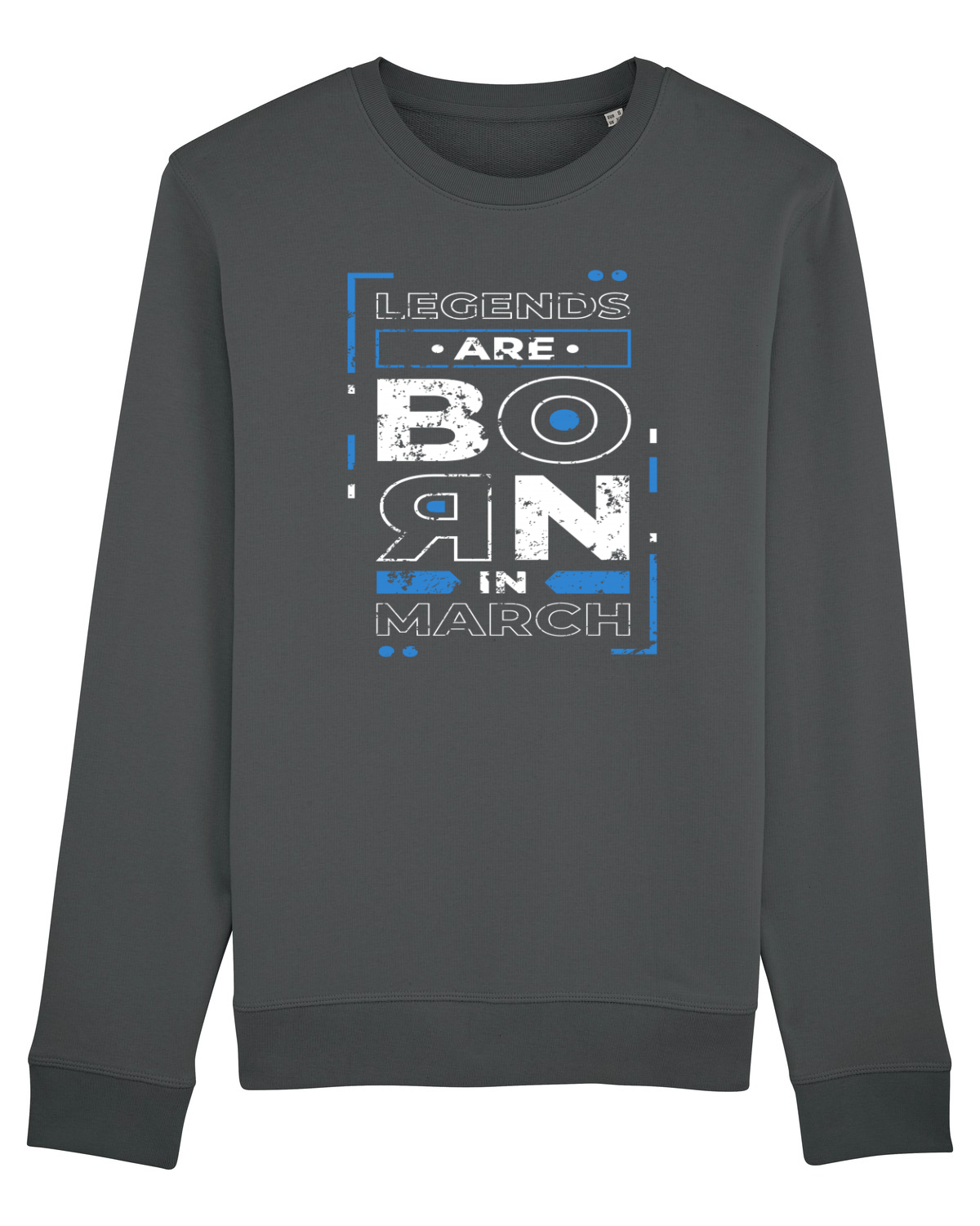 Bluză mânecă lungă Unisex Rise Anthracite