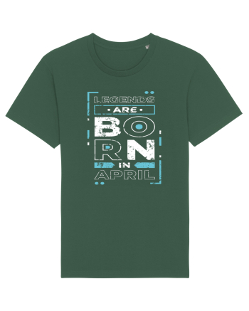 Legends Are Born In April Bottle Green
