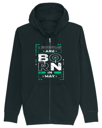 Legends Are Born In May Black