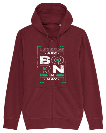 Legends Are Born In May Burgundy