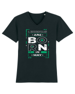 Legends Are Born In May Tricou mânecă scurtă guler V Bărbat Presenter