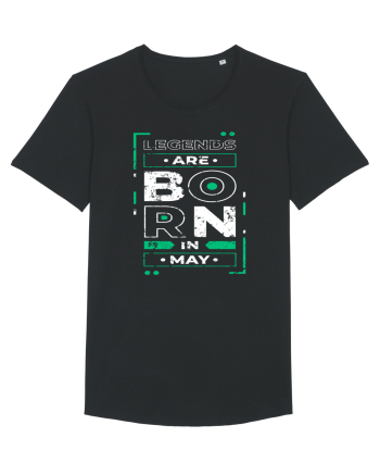 Legends Are Born In May Black