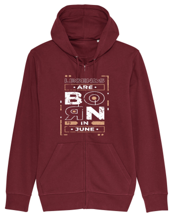 Legends Are Born In June Burgundy