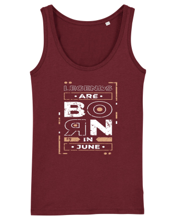 Legends Are Born In June Burgundy