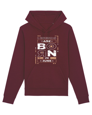 Legends Are Born In June Burgundy