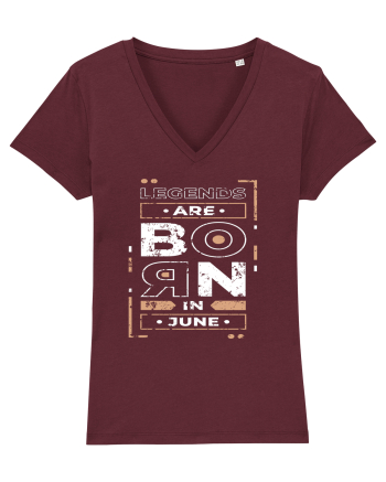 Legends Are Born In June Burgundy
