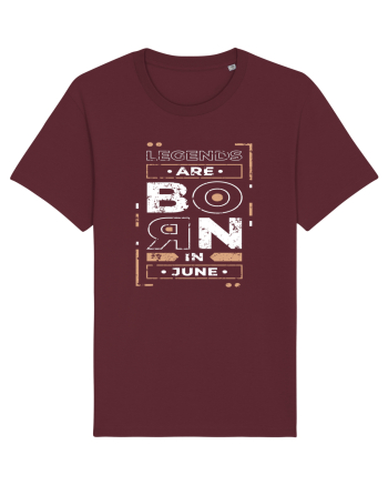 Legends Are Born In June Burgundy