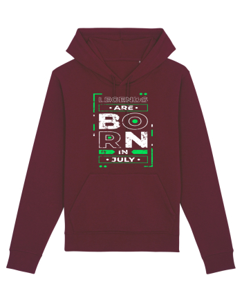 Legends Are Born In July Burgundy
