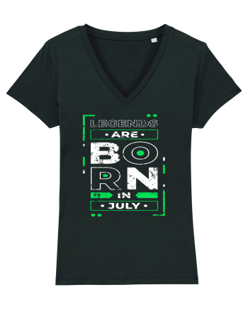 Legends Are Born In July Black