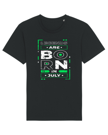 Legends Are Born In July Black