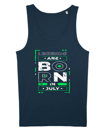 Legends Are Born In July Navy