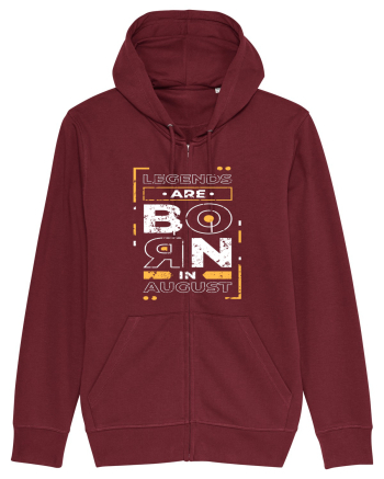 Legends Are Born In August Burgundy
