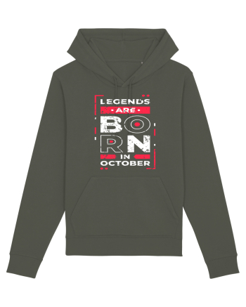 Legends Are Born In October Khaki