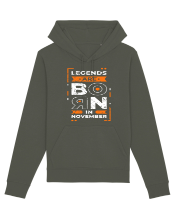 Legends Are Born In November Khaki