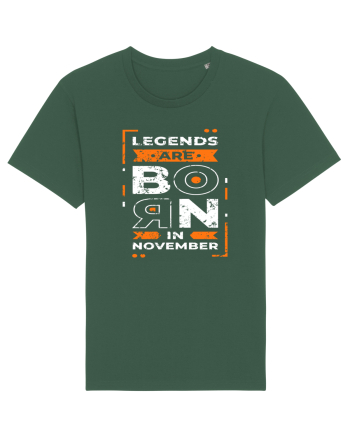 Legends Are Born In November Bottle Green