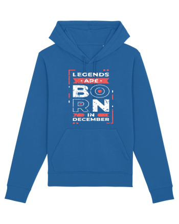 Legends Are Born In December Royal Blue