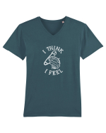 I Think I Feel Tricou mânecă scurtă guler V Bărbat Presenter