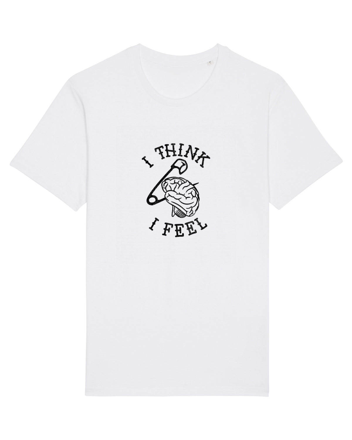 Tricou mânecă scurtă Unisex Rocker White