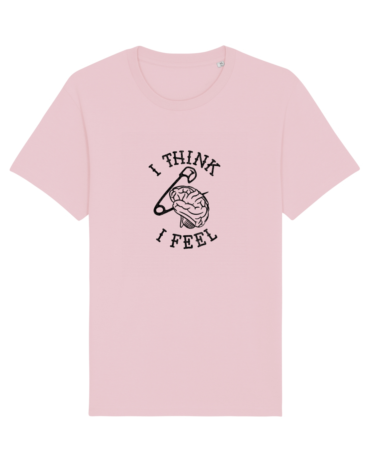 Tricou mânecă scurtă Unisex Rocker Cotton Pink