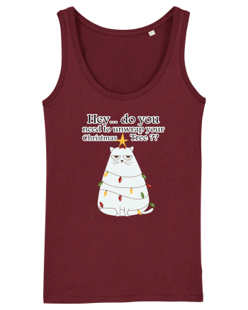 Do you need to unwrap your Christmas Tree? Burgundy