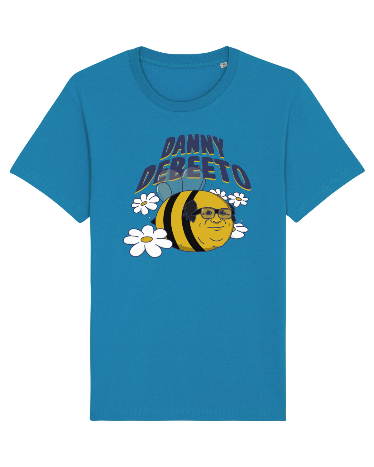 Tricou mânecă scurtă Unisex Rocker Azur